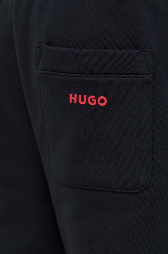 HUGO spodnie dresowe bawełniane czarny 50504788