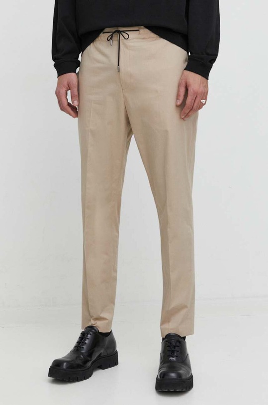 HUGO pantaloni drept bej 50507708