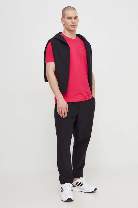 BOSS Green spodnie dresowe 50500615 czarny SS24