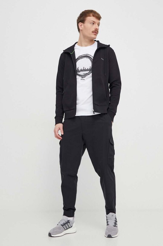 BOSS Green pantaloni de trening 50508339 negru SS25