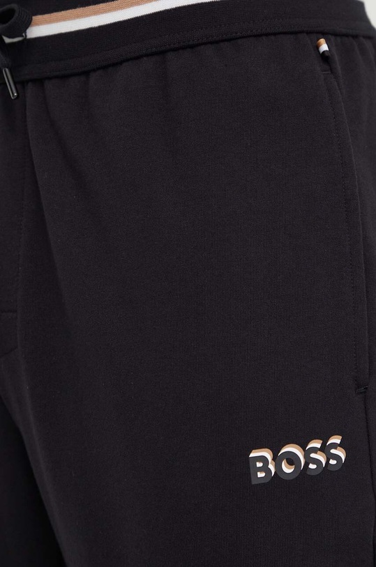Îmbrăcăminte BOSS pantaloni lounge din bumbac 50510852 negru