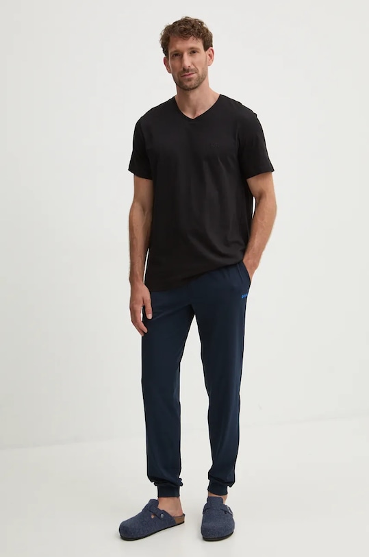 Nohavice BOSS Mix&Match Pants 50515305 tmavomodrá AW25