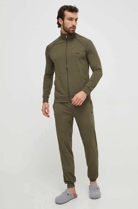 BOSS spodnie lounge 50515305 zielony NC25