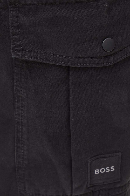 BOSS Orange spodnie czarny 50508245