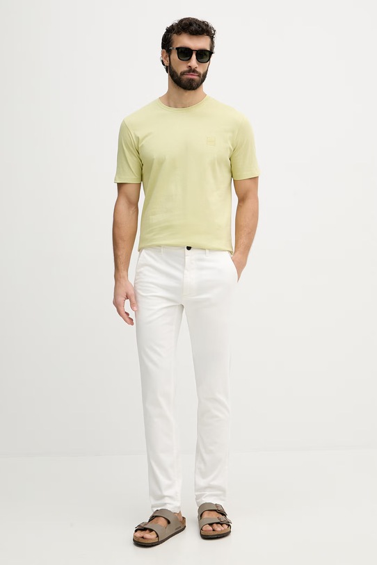 BOSS Orange spodnie 50510933 beżowy AA00