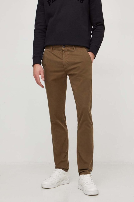 BOSS Orange pantaloni chinos verde 50510933