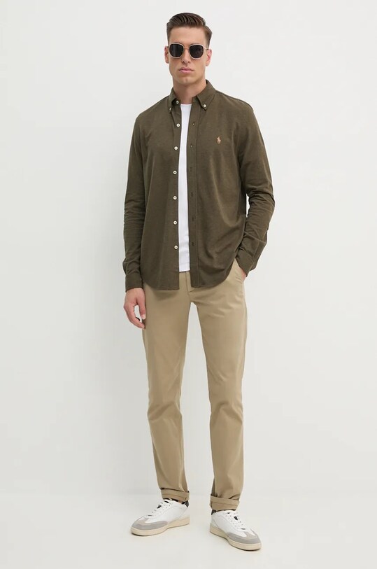 Kalhoty BOSS Orange Chino_slim 50510933 béžová NC00