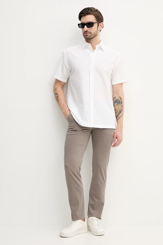 BOSS Orange spodnie 50510933 brązowy NC00