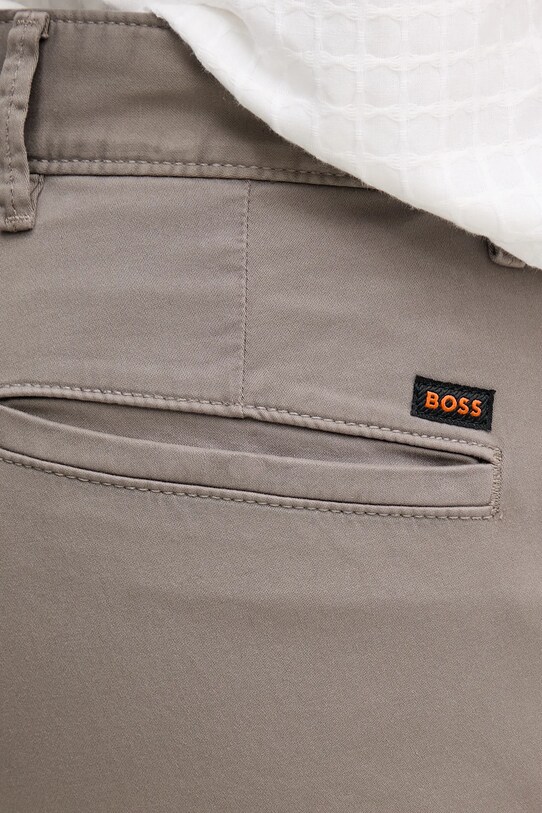 BOSS Orange spodnie brązowy 50510933