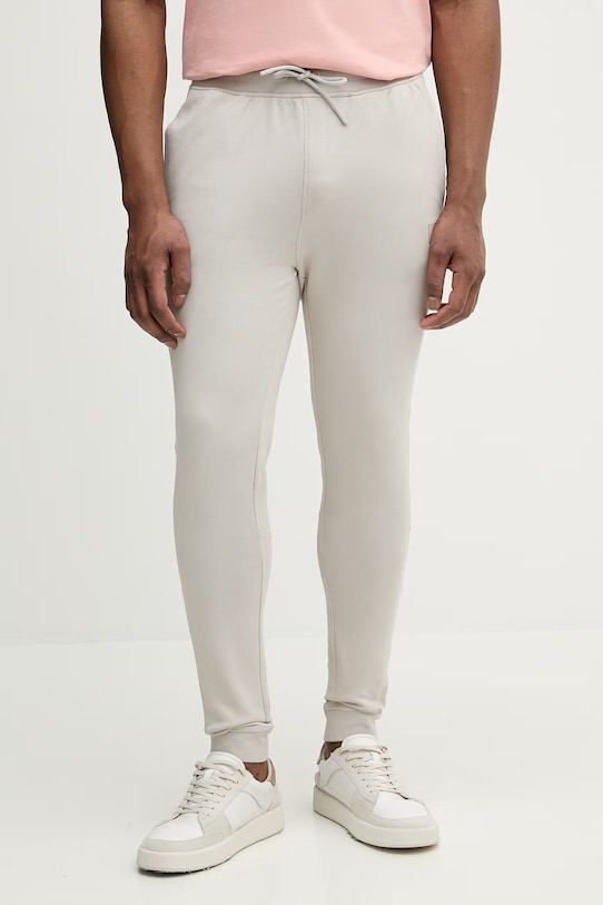 Bombažen spodnji del trenirke BOSS Orange siva 50509303