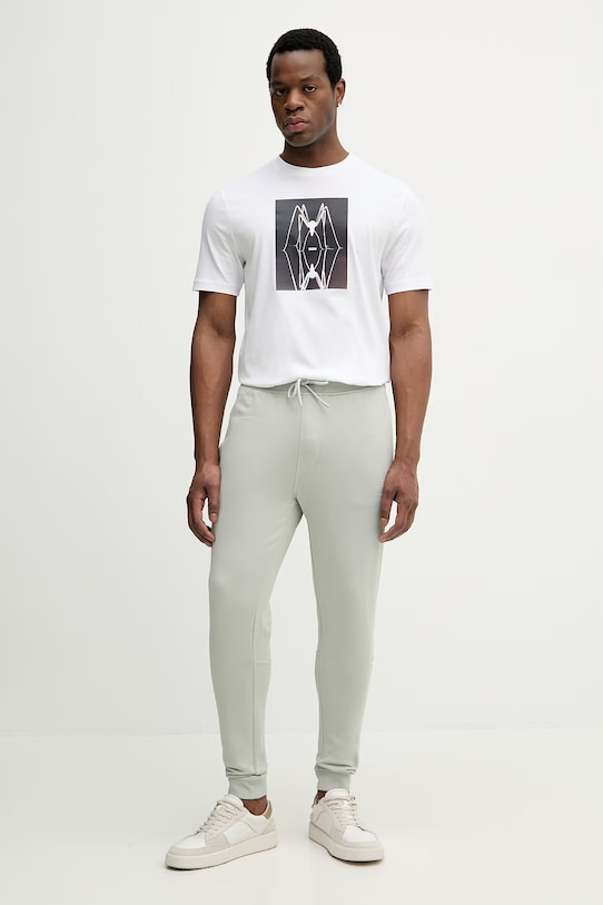 Bombažen spodnji del trenirke BOSS Orange 50509303 zelena AA00