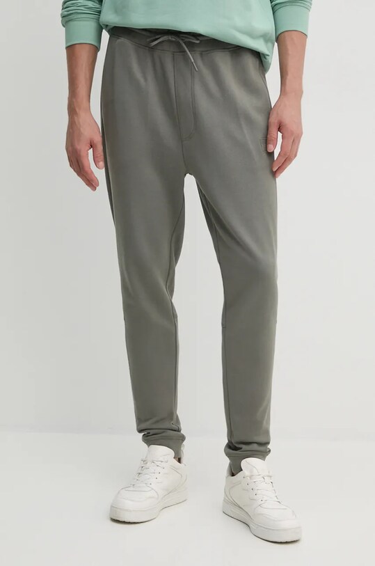 Bavlněné tepláky Boss Orange zelená 50509303