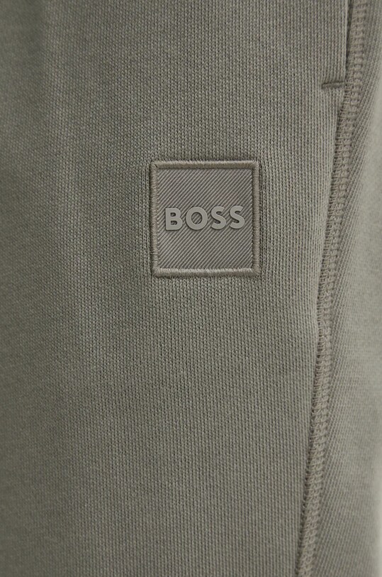 Bavlněné tepláky Boss Orange zelená 50509303