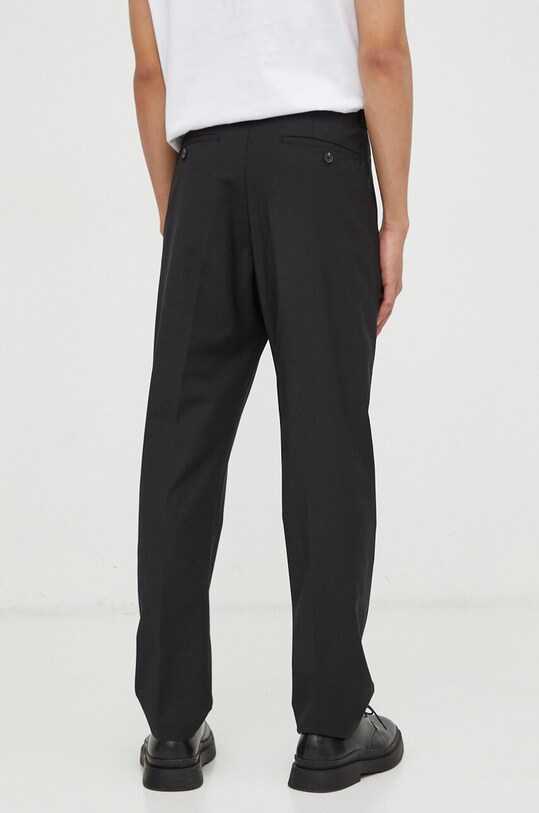 Îmbrăcăminte Marc O'Polo pantaloni din lana 330021410162 negru