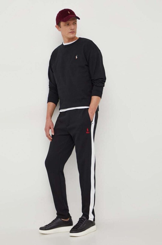 Polo Ralph Lauren spodnie dresowe 710926505 czarny SS24