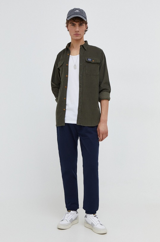 Tommy Jeans spodnie DM0DM18343 granatowy SS24