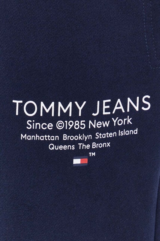 Хлопковые спортивные штаны Tommy Jeans тёмно-синий DM0DM18357