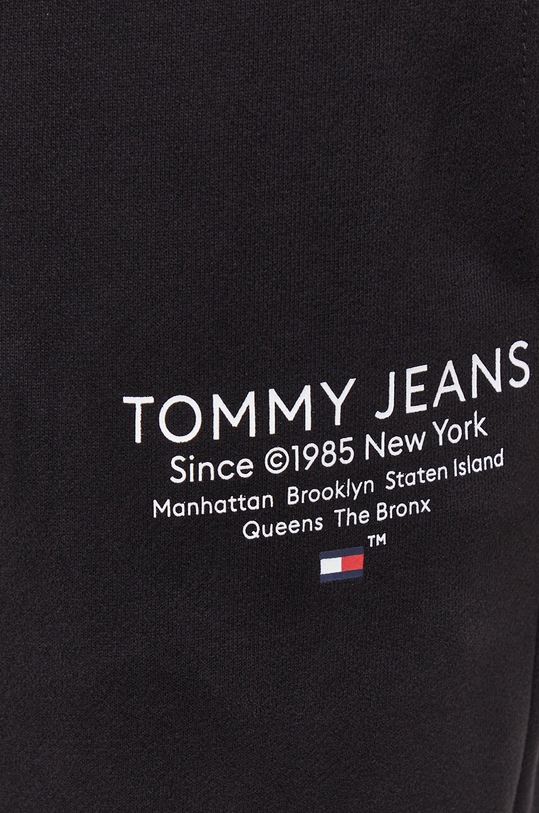 Tommy Jeans spodnie dresowe bawełniane czarny DM0DM18357