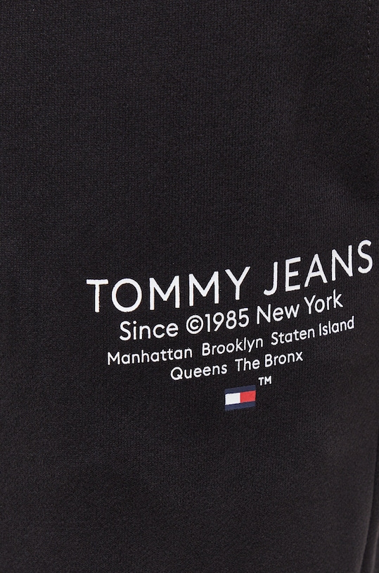Tommy Jeans spodnie dresowe bawełniane czarny DM0DM18357