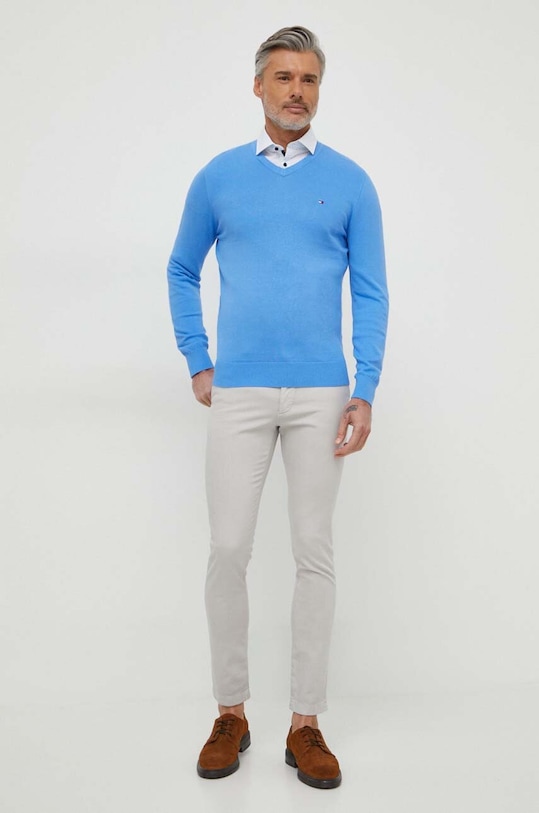 Tommy Hilfiger spodnie MW0MW33910 szary SS24