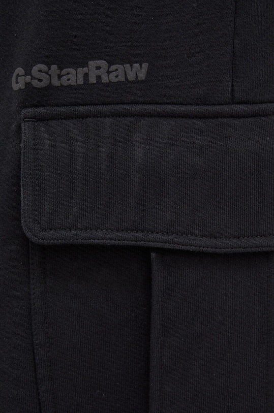 G-Star spodnie dresowe bawełniane czarny D23911.D395