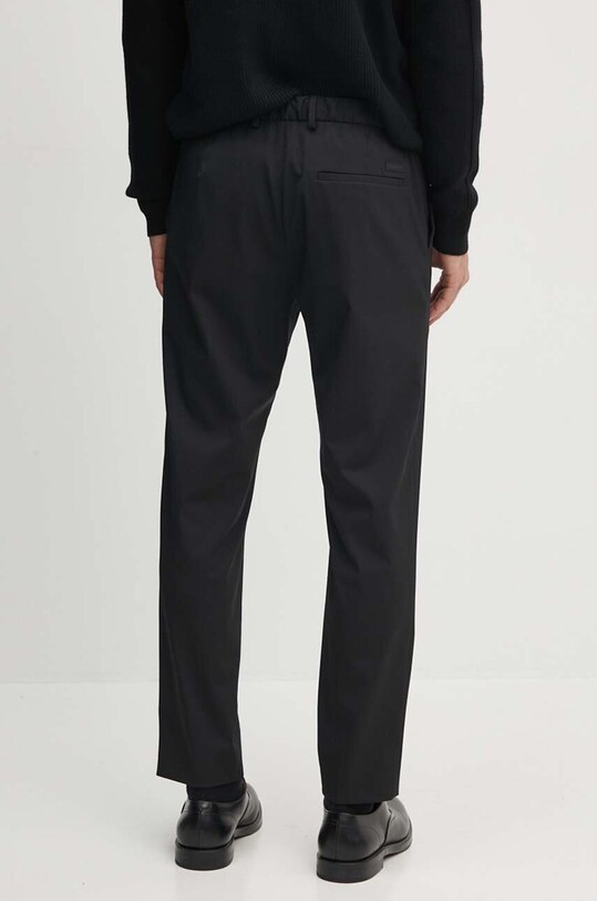 Odzież Calvin Klein spodnie z domieszką wełny K10K109550 czarny