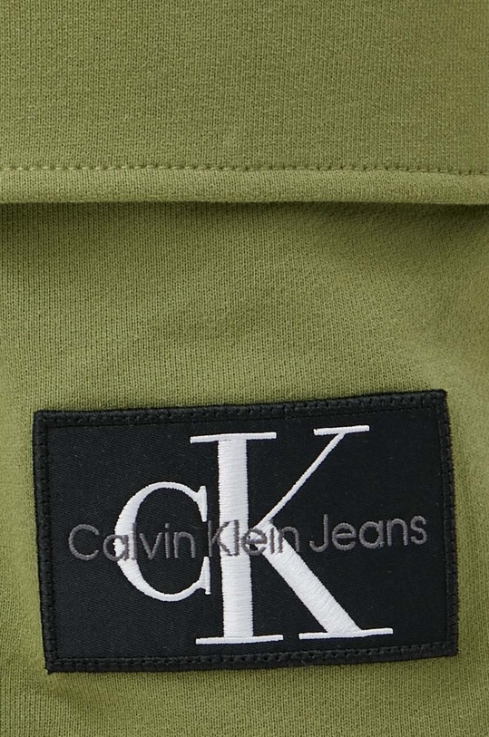 Calvin Klein Jeans pantaloni da jogging in cotone verde J30J324683