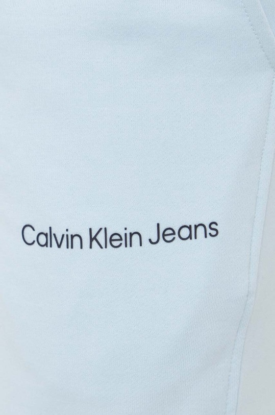 Calvin Klein Jeans spodnie dresowe bawełniane niebieski J30J324739