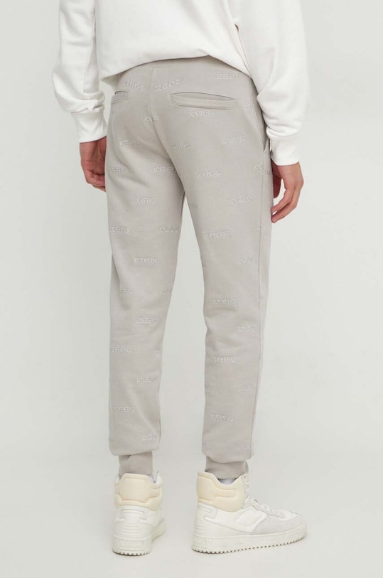 Odzież Iceberg spodnie dresowe bawełniane B011.6300 beżowy