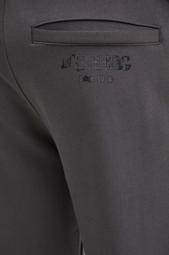 Bombažen spodnji del trenirke Iceberg siva B011.6300