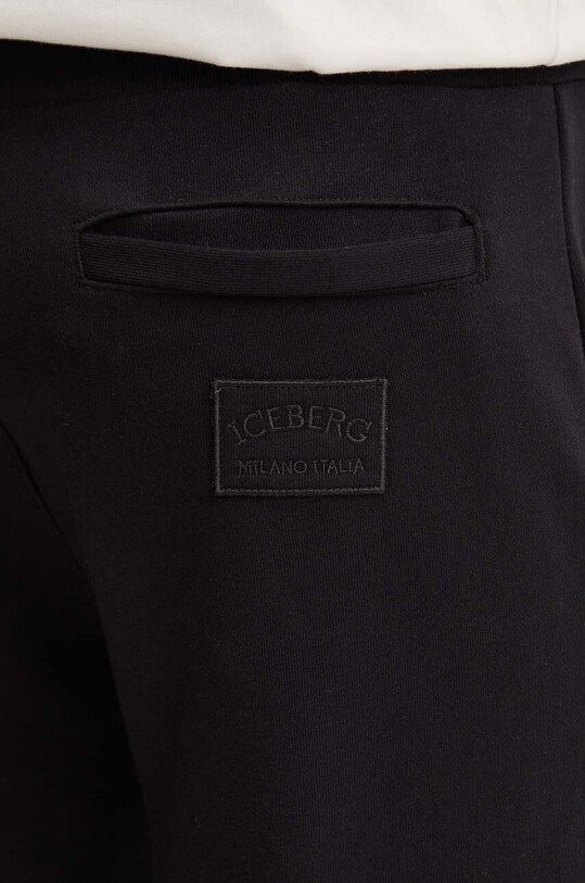 Спортивні штани Iceberg чорний B021.6317