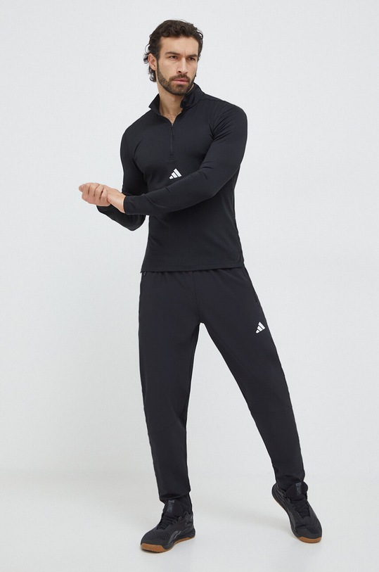 adidas Performance spodnie treningowe IK9680 czarny SS24