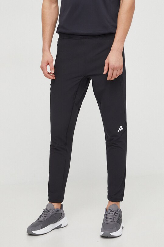 adidas Performance pantaloni de antrenament D4T panza negru IK9724