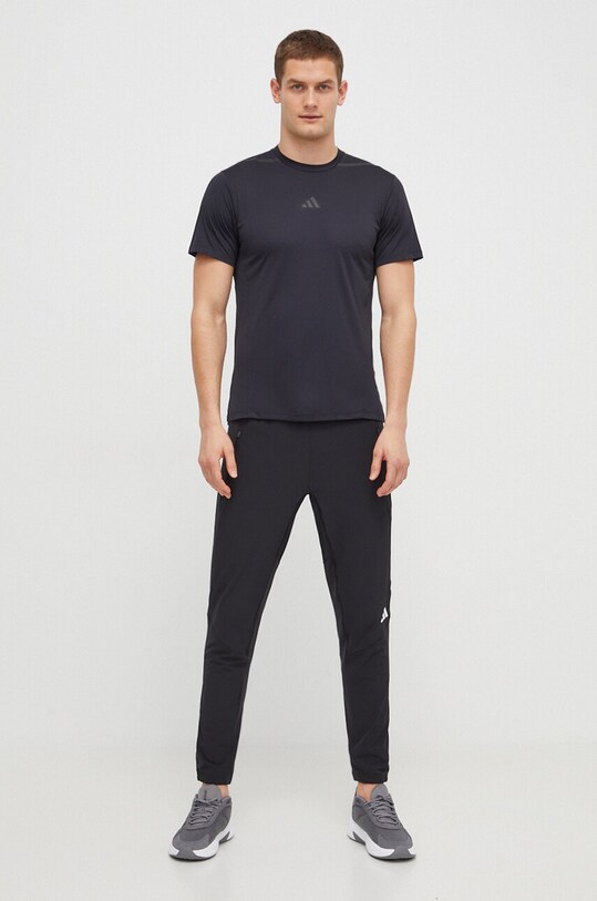 adidas Performance pantaloni de antrenament D4T IK9724 negru SS24