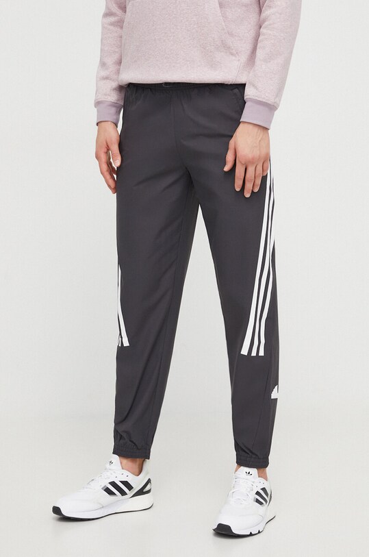 Спортен панталон adidas текстил черен IN3318