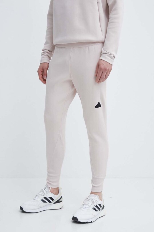 adidas pantaloni de trening Z.N.E tricotaj roz IR5204