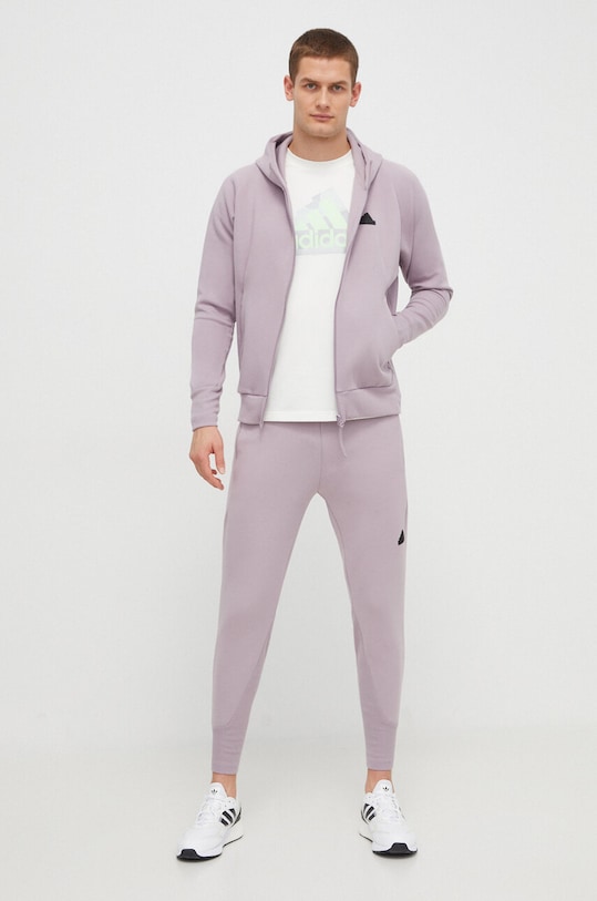 adidas pantaloni de trening Z.N.E IR5214 roz SS24