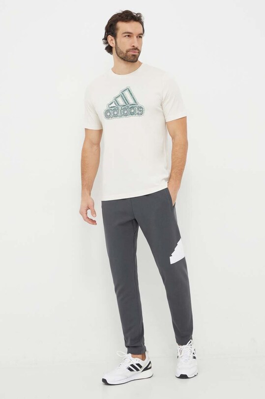 Спортен панталон adidas IR9177 зелен SS24
