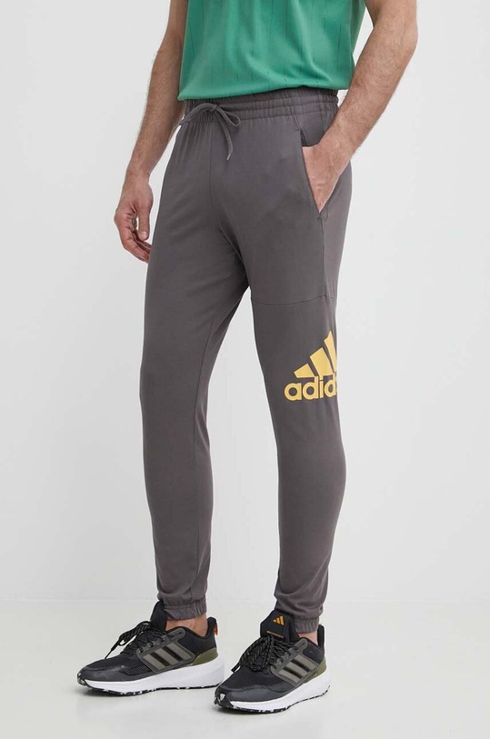 adidas spodnie dresowe dzianina szary IR9989
