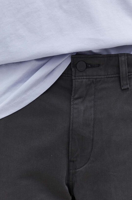 Bavlněné kalhoty Levi's šedá A5753