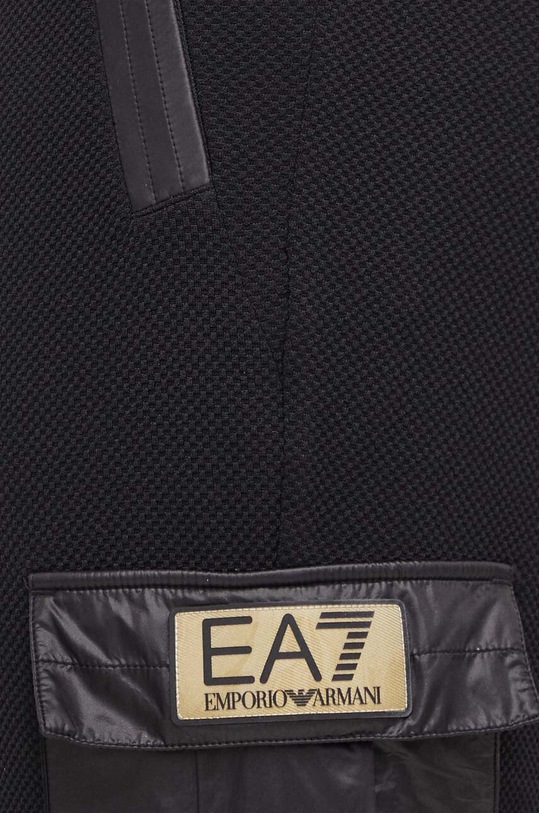 EA7 Emporio Armani spodnie dresowe czarny 3DPP65.PJG1Z