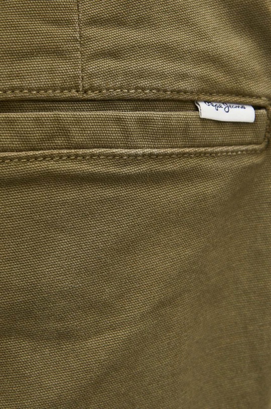 Pepe Jeans spodnie REGULAR CHINO zielony PM211643