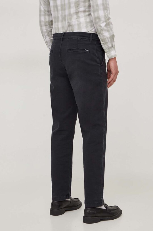 Odzież Pepe Jeans spodnie REGULAR CHINO PM211643 czarny