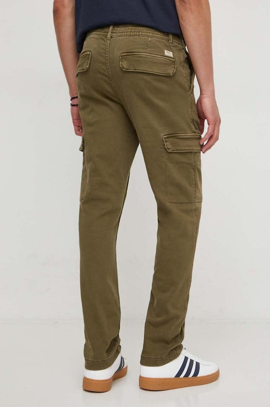 Odzież Pepe Jeans spodnie GYMDIGO CARGO PANT PM211652 zielony