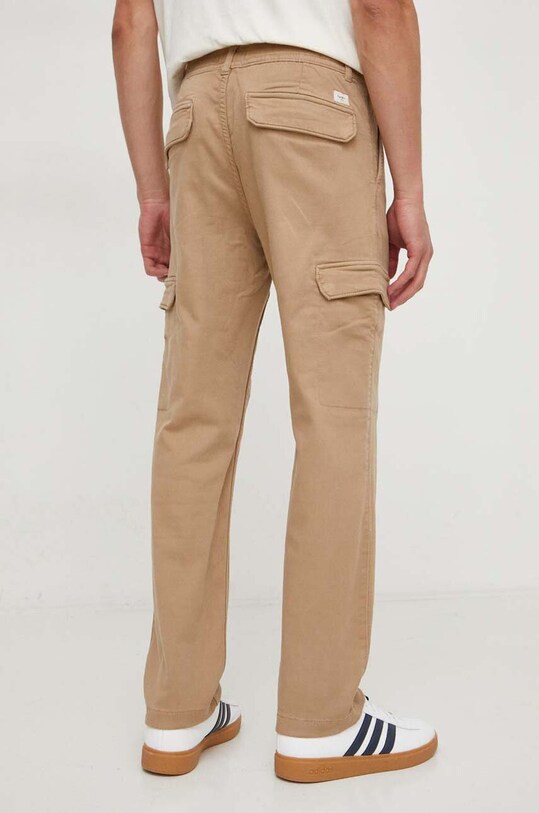 Odzież Pepe Jeans spodnie GYMDIGO CARGO PANT PM211652 beżowy