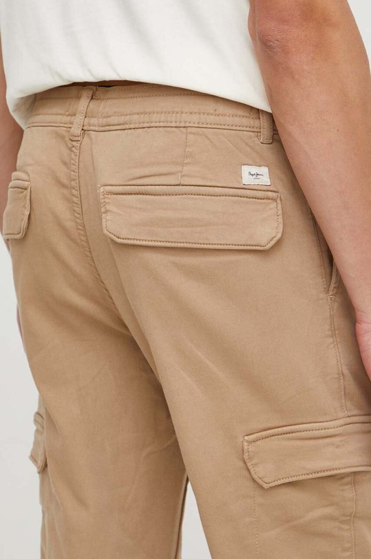 Pepe Jeans spodnie GYMDIGO CARGO PANT beżowy PM211652