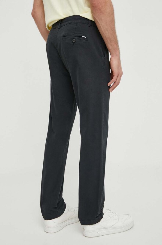 Odzież Pepe Jeans spodnie SLIM CHINO PM211655 czarny