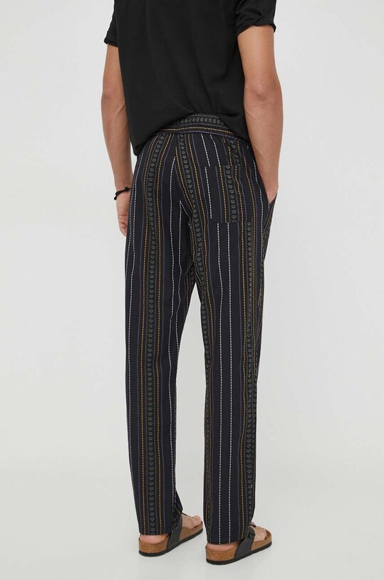 Îmbrăcăminte Les Deux pantaloni de bumbac LDM510127 negru