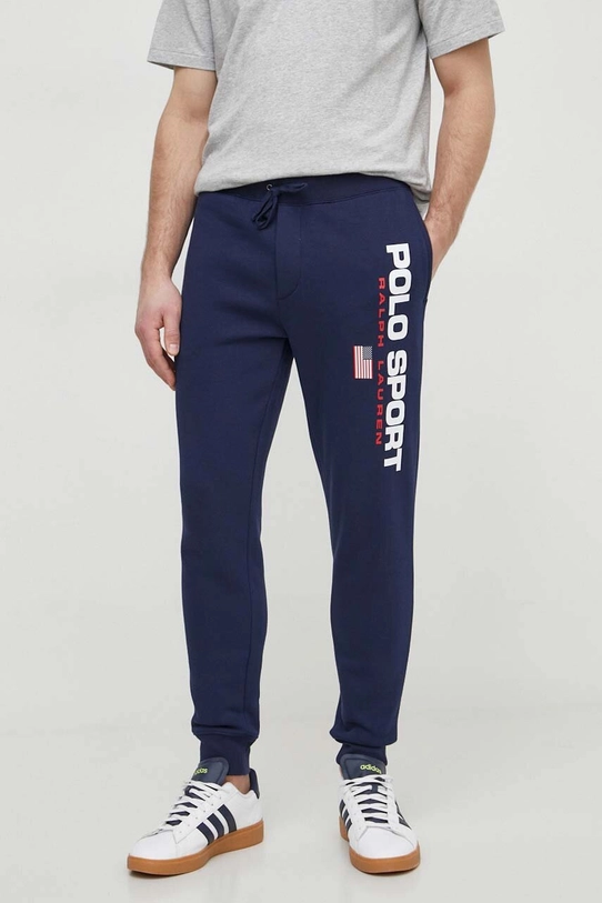 Polo Ralph Lauren joggers sovrastampa blu navy 710835768