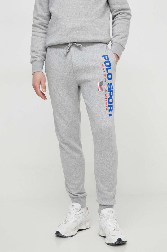 Спортивні штани Polo Ralph Lauren трикотаж сірий 710835768